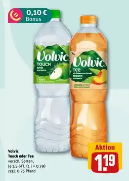 REWE DE Volvic Touch oder Tee, EUR 1.19 tilbud