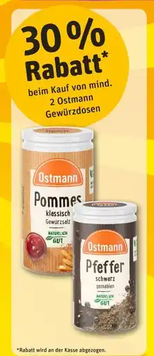 REWE DE 30% Rabatt*beim Kauf von mind 2 Ostmann Gewürzdosen tilbud