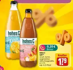 REWE DE Hohes C Saft*, EUR 1.79 tilbud