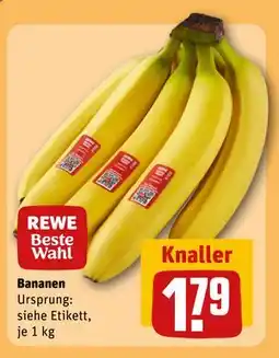 REWE DE Bananen, EUR 1.79 tilbud