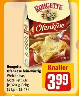 REWE DE Rougette Ofenkäse fein-würzig, EUR 3.99 tilbud