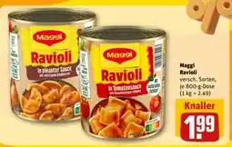 REWE DE Maggi Ravioli, EUR 1.99 tilbud