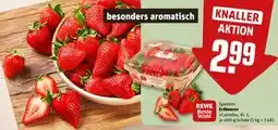 REWE DE Erdbeeren, EUR 2.99 tilbud