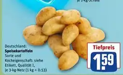 REWE DE Speisekartoffeln, EUR 1.59 tilbud