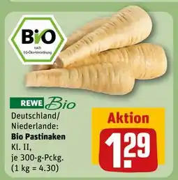 REWE DE Bio Pastinaken, EUR 1.29 tilbud