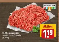 REWE DE Hackfleisch gemischt, EUR 1.19 tilbud
