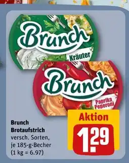 REWE DE Brunch Brotaufstrich, EUR 1.29 tilbud