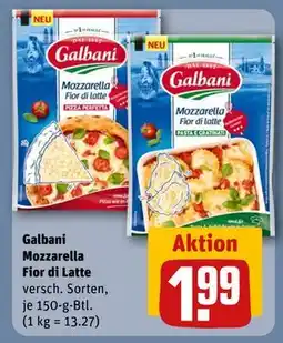 REWE DE Galbani Mozzarella Fior di Latte, EUR 1.99 tilbud