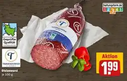 REWE DE Dielenwurst, EUR 1.99 tilbud