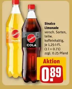 REWE DE Sinalco Limonade, EUR 0.89 tilbud