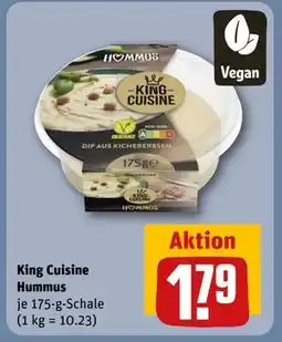 REWE DE King Cuisine Hummus, EUR 1.79 tilbud