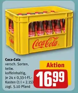 REWE DE Coca-Cola, EUR 16.99 tilbud