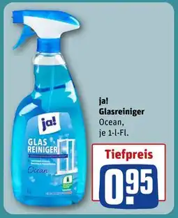 REWE DE ja! Glasreiniger Ocean, EUR 0.95 tilbud