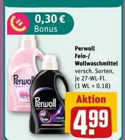 REWE DE Perwoll Fein-/ Wollwaschmittel, EUR 4.99 tilbud