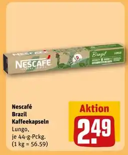 REWE DE Nescafé Brazil Kaffeekapseln, EUR 2.49 tilbud