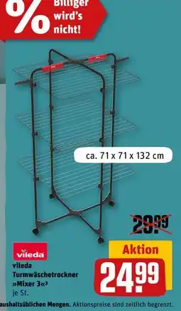 REWE DE vileda Turmwäschetrockner Mixer 3, EUR 24.99 tilbud