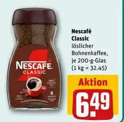 REWE DE Nescafé Classic, EUR 6.49 tilbud