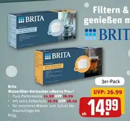 REWE DE Brita Wasserfilter-Kartuschen Maxtra Pro³ tilbud