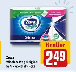 REWE DE Zewa Wisch & Weg Original, EUR 2.49 tilbud