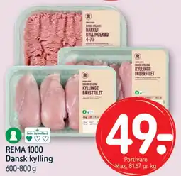 REMA 1000 Dansk kylling tilbud