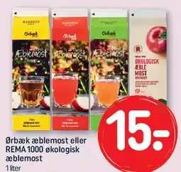 REMA 1000 Ørbæk / REMA 1000 æblemost tilbud
