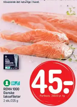 REMA 1000 Danske laksefileter tilbud
