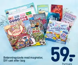 REMA 1000 Belønnings­tavle med magneter, DIY sæt eller bog tilbud