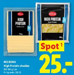 Lidl High Protein cheddar tilbud