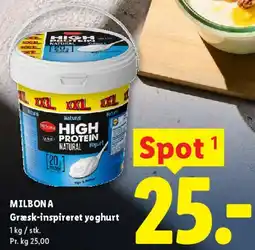 Lidl Græsk-inspireret yoghurt tilbud