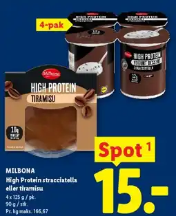 Lidl High Protein (Stracciatella / Tiramisu) tilbud