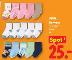 Lidl Strømper (5-pak) tilbud