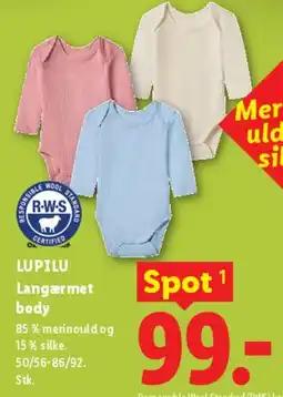 Lidl Langærmet body tilbud