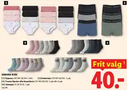 Lidl Undertrøjer, trusser/boxershorts og strømper (kids) tilbud