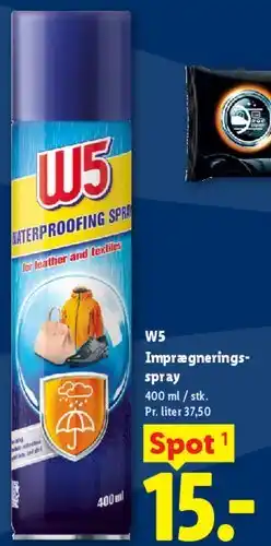 Lidl Imprægneringsspray / Waterproofing spray tilbud