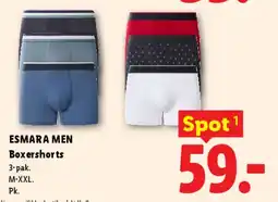 Lidl ESMARA MEN Boxershorts 3-pak tilbud