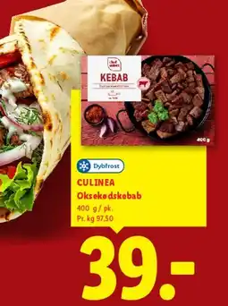 Lidl Culinea Oksesdkebab tilbud
