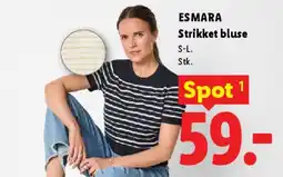 Lidl Strikket bluse tilbud
