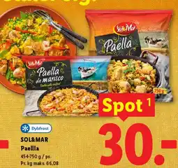 Lidl SOL&MAR Paella tilbud