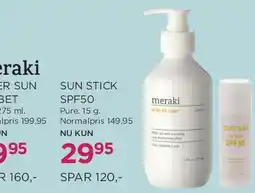 Salling meraki After Sun Sorbet / Sun Stick SPF50 tilbud