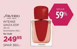 Salling SHISEIDO INTENSE GINZA EDP tilbud
