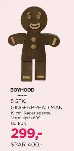 Salling Boyhood Gingerbread Man tilbud