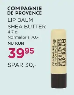 Salling Compagnie de Provence Lip Balm (Shea Butter) tilbud