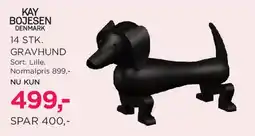 Salling Kay Bojesen Gravhund tilbud