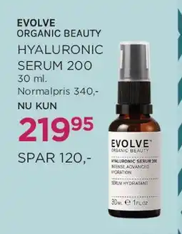 Salling Evolve Organic Beauty Hyaluronic Serum 200 tilbud