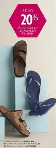 Salling Sandaler til ham tilbud