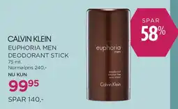 Salling CALVIN KLEIN EUPHORIA MEN DEODORANT STICK tilbud