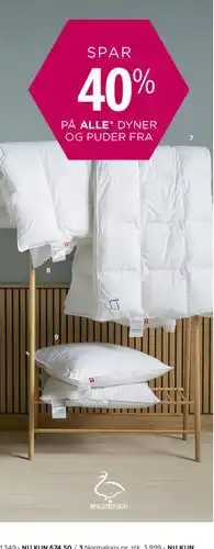 Salling SPAR 40% PÅ ALLE* DYNER OG PUDER tilbud