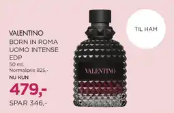 Salling Valentino Born In Roma Uomo Intense EDP tilbud