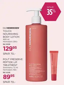 Salling Ole Henriksen Touch Nourishing Body Lotion tilbud