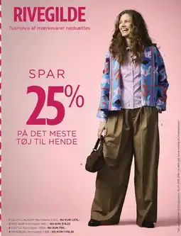 Salling SPAR 25% PÅ DET MESTE TØJ TIL HENDE tilbud
